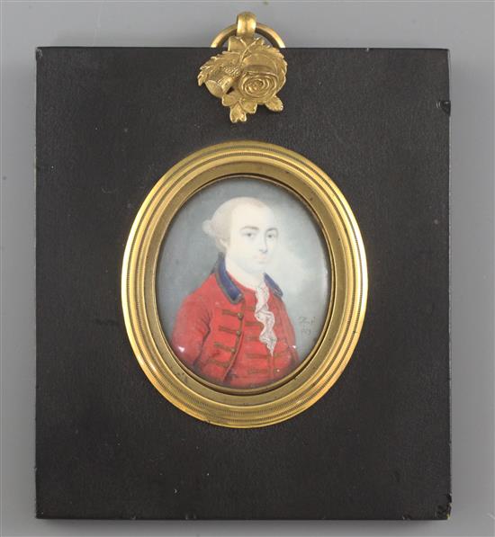 Thomas Redmond (c.1745-1785) Miniature portrait of John Murray, 3rd Duke of Atholl 1729-1774 1.75 x 1.5in.